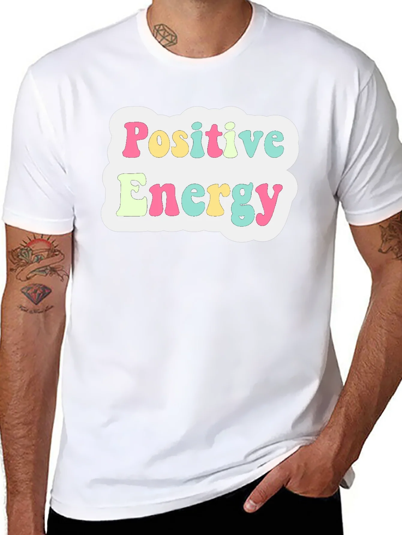 Positive Energy T-Shirt - Retro Style