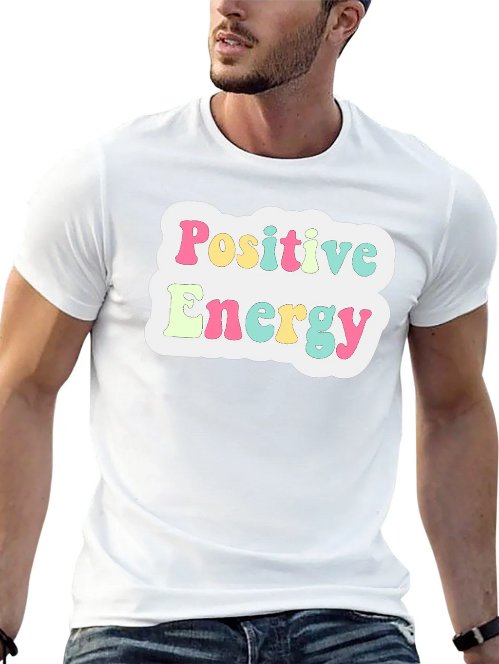 Positive Energy T-Shirt - Retro Style