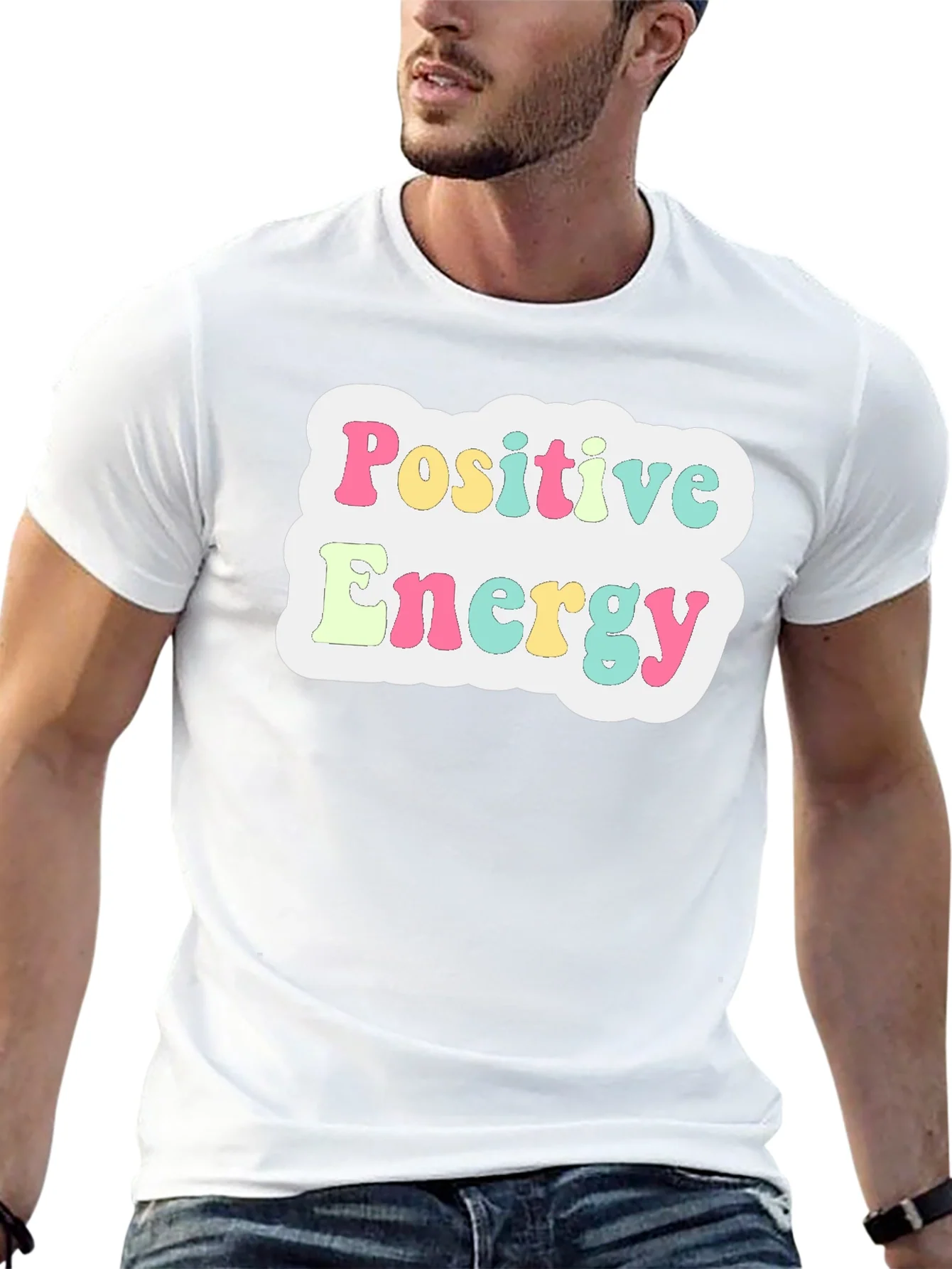 Positive Energy T-Shirt - Retro Style