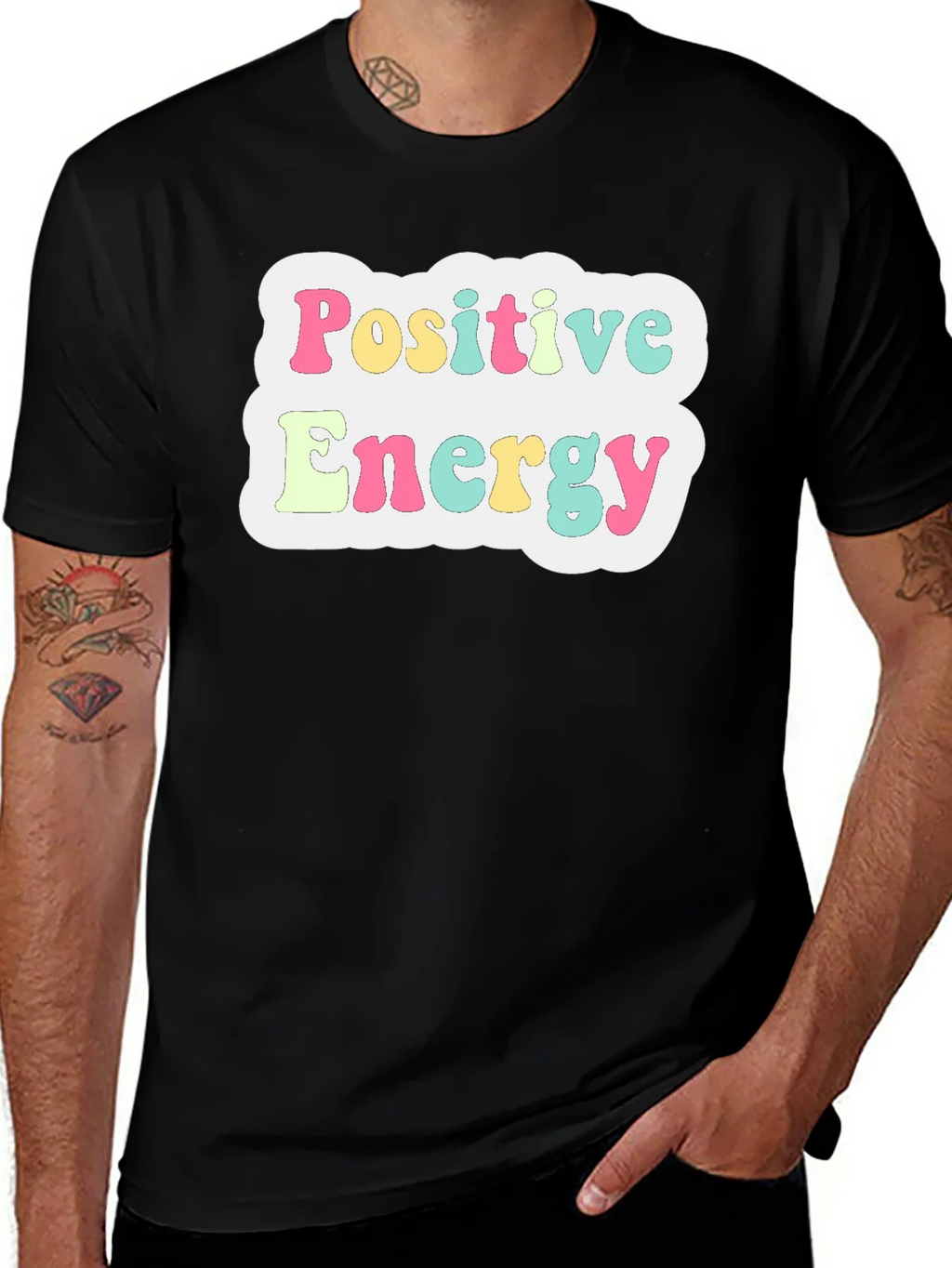 Positive Energy T-Shirt - Retro Style