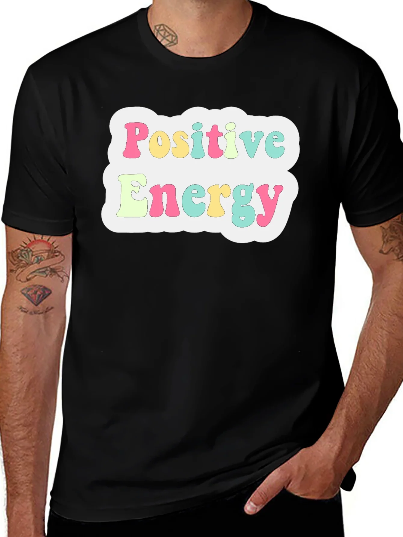 Positive Energy T-Shirt - Retro Style