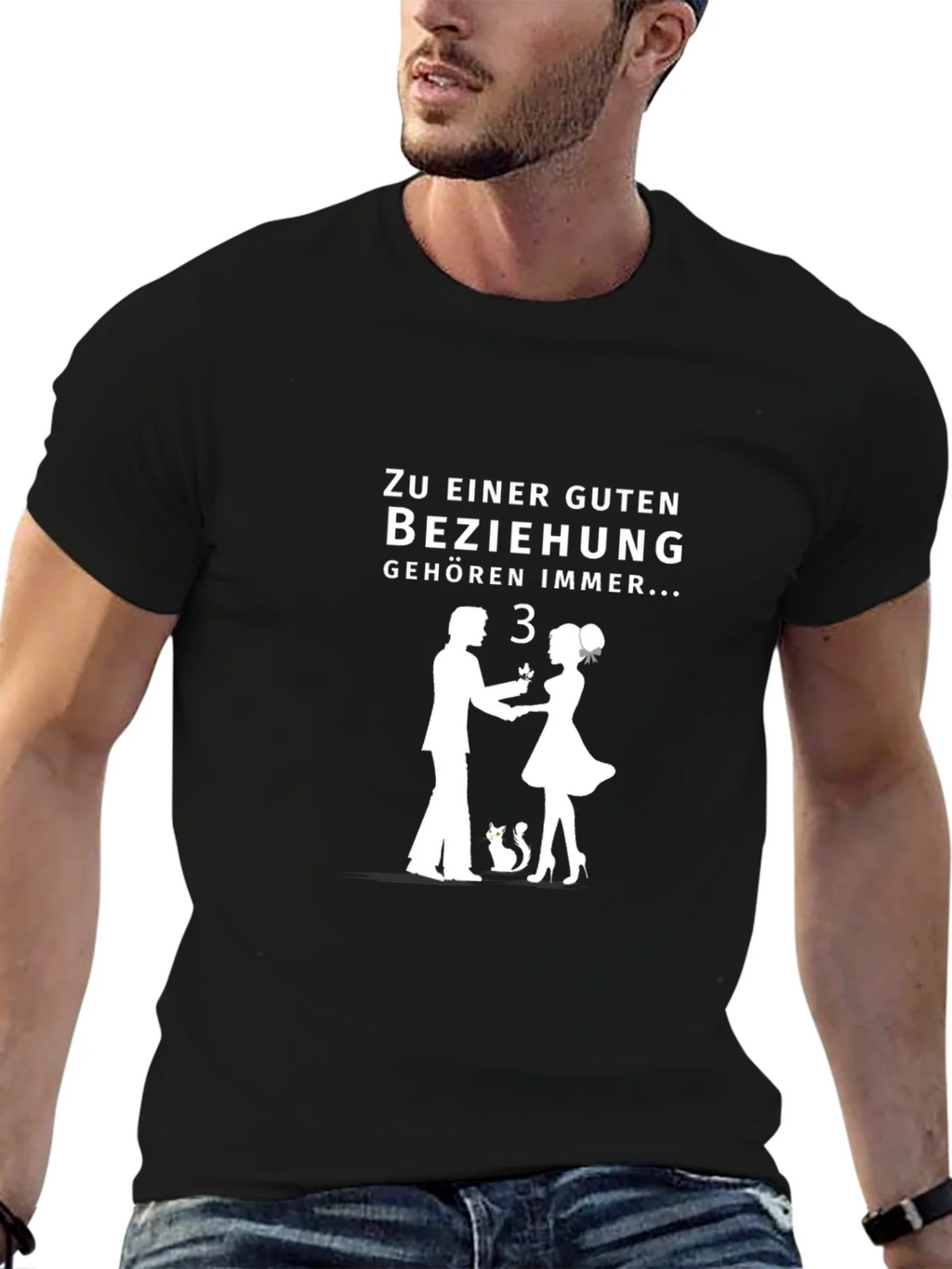 Relationship Humour T-Shirt - Cat Lover Gift
