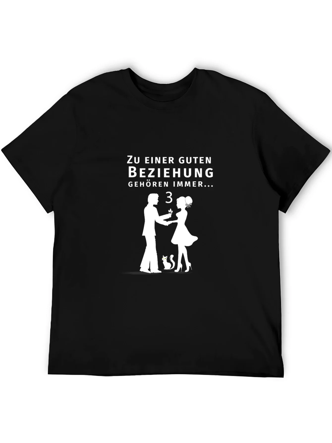 Relationship Humour T-Shirt - Cat Lover Gift