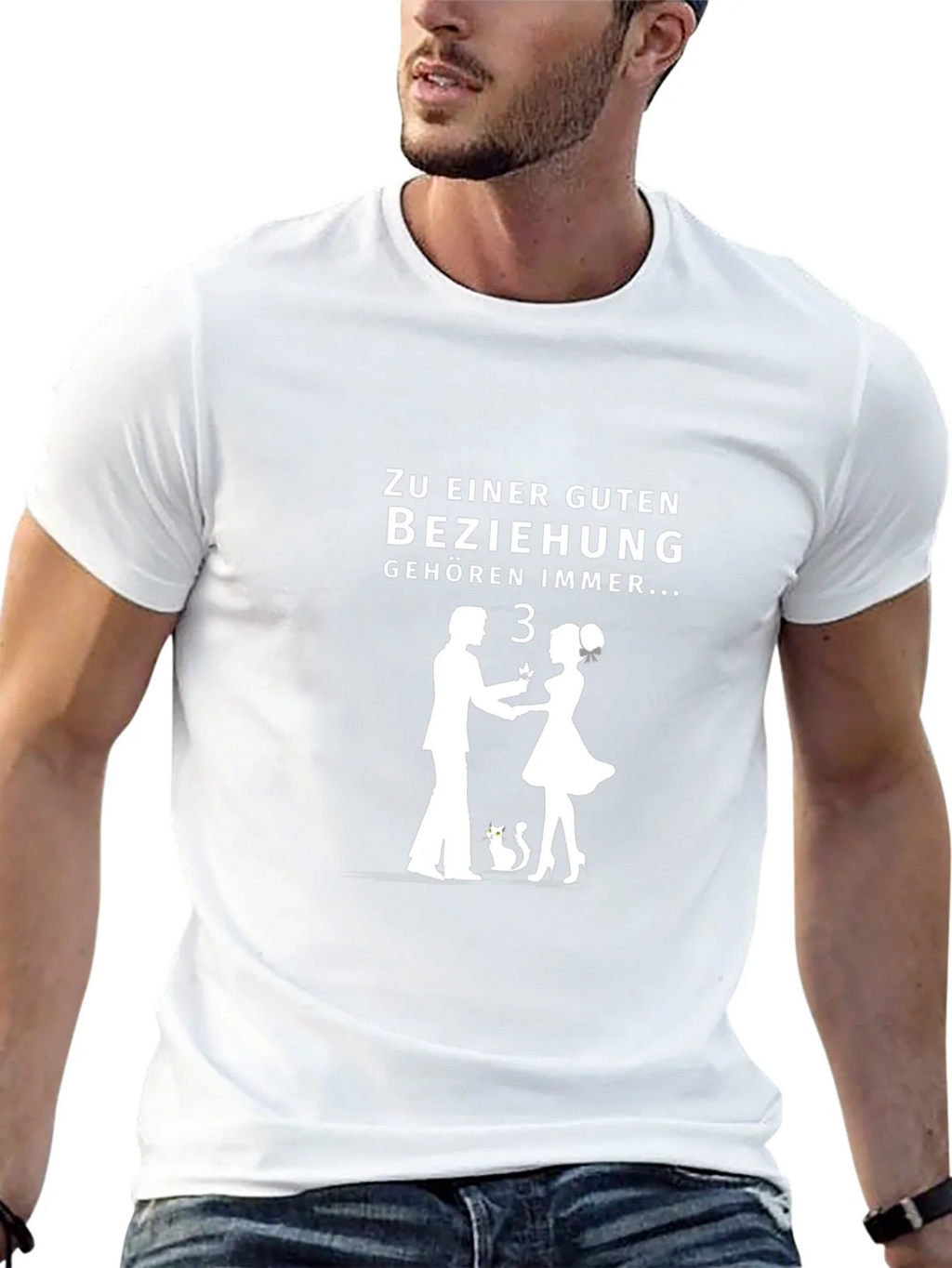 Relationship Humour T-Shirt - Cat Lover Gift