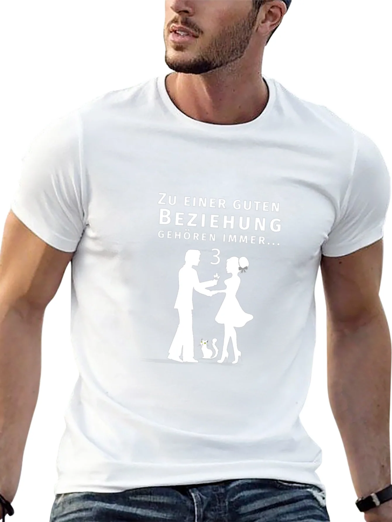 Relationship Humour T-Shirt - Cat Lover Gift