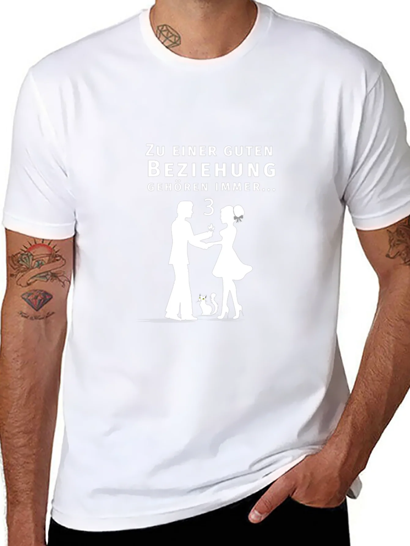 Relationship Humour T-Shirt - Cat Lover Gift