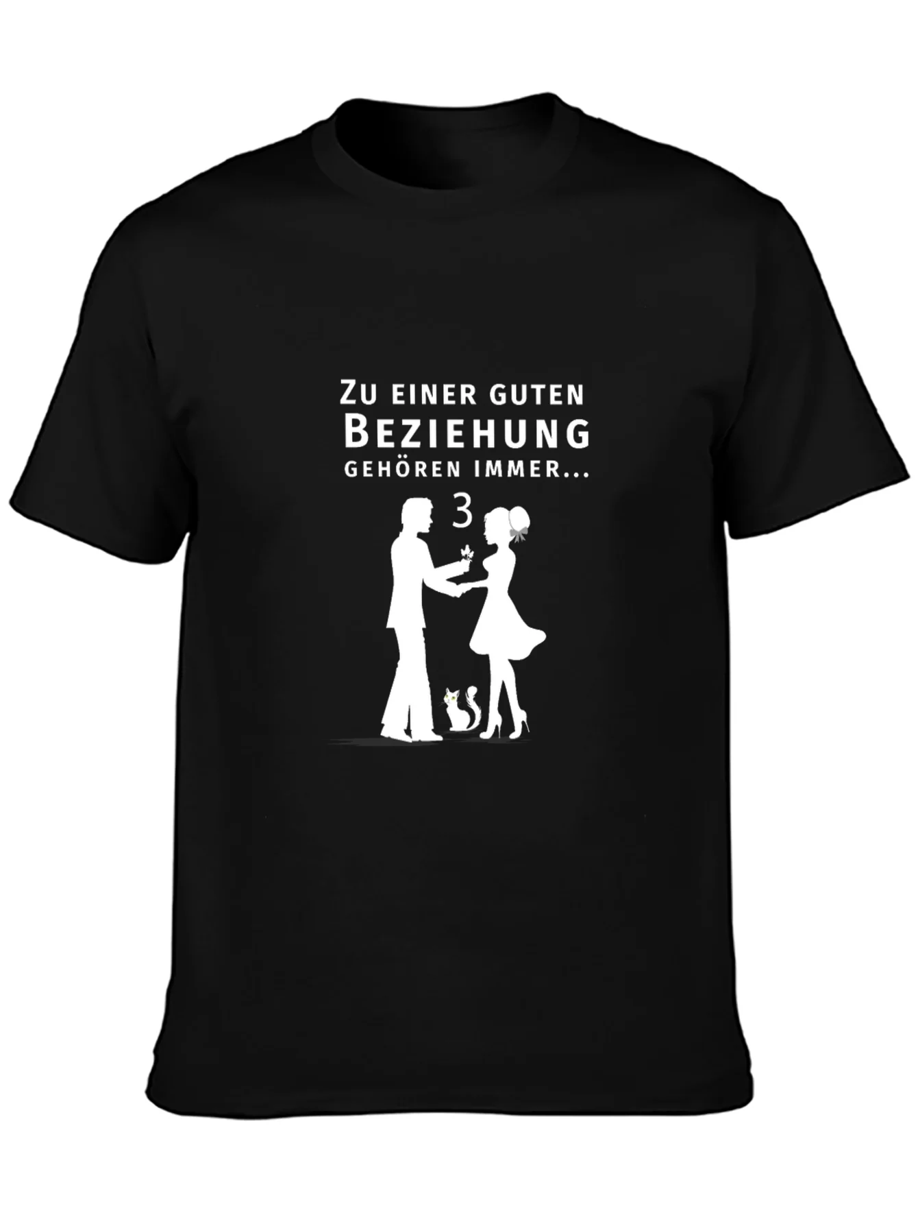 Relationship Humour T-Shirt - Cat Lover Gift