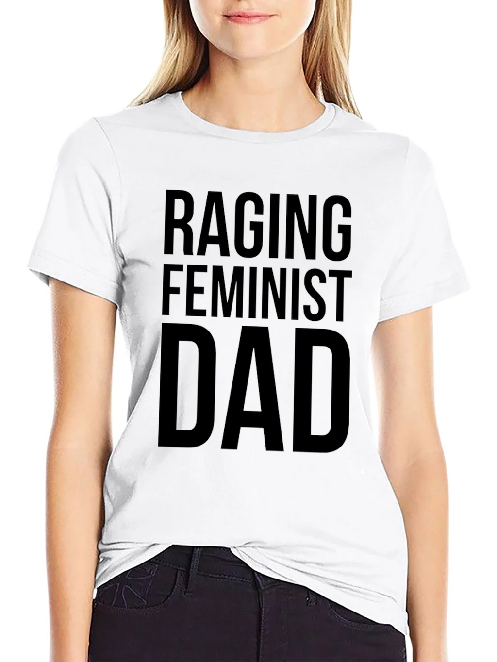 Raging Feminist Dad Graphic T-Shirt