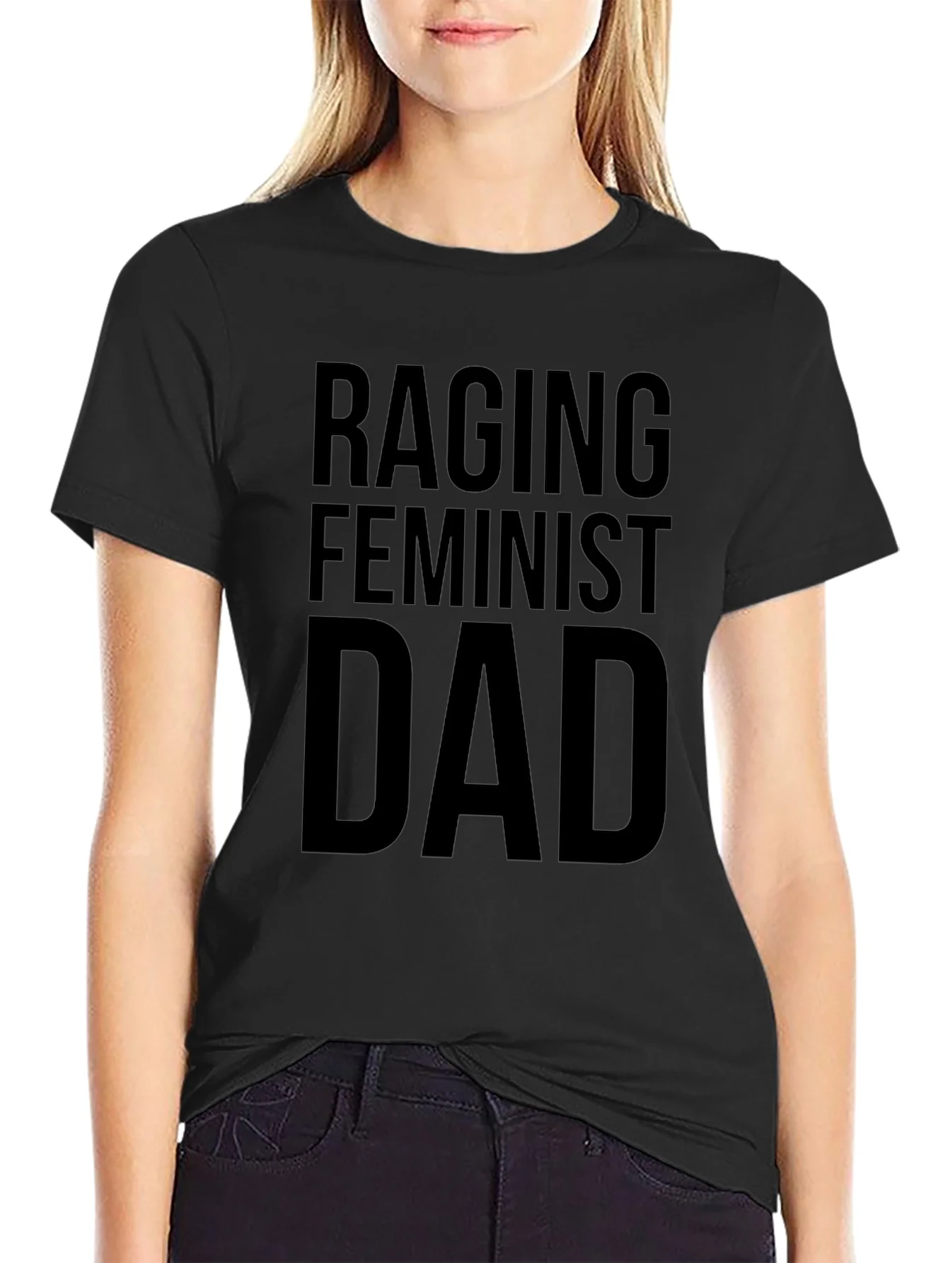 Raging Feminist Dad Graphic T-Shirt