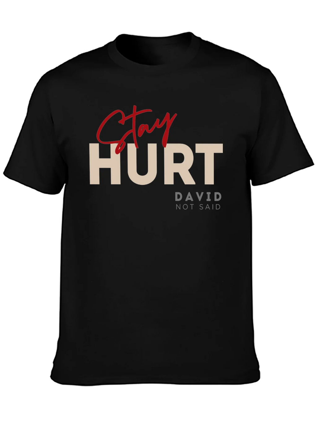Stay Hurt T-Shirt - David Not Said