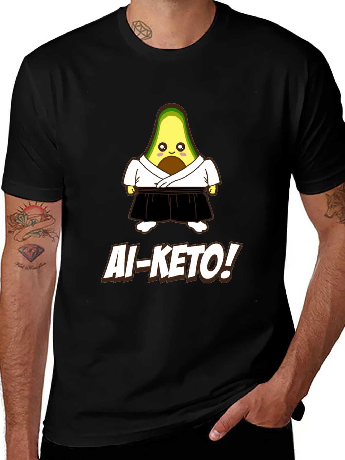 Ai-Keto Avocado Martial Arts T-Shirt
