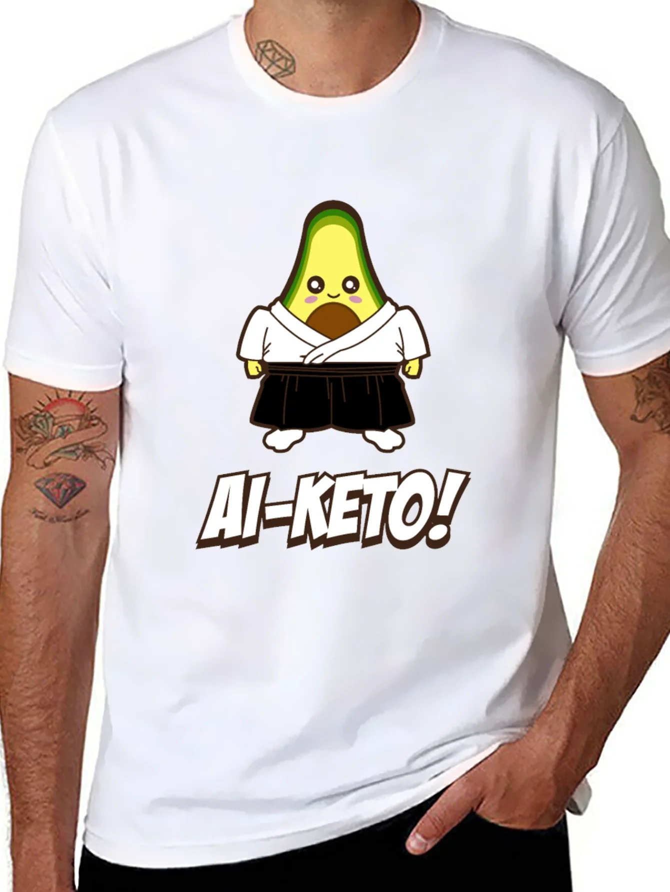 Ai-Keto Avocado Martial Arts T-Shirt