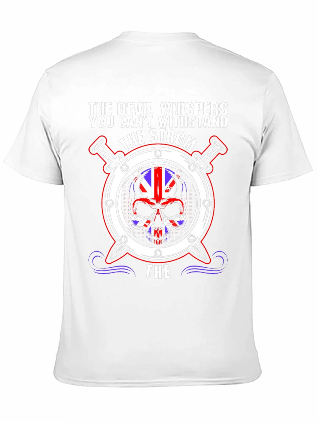 The Devil Whispers Skull Graphic Tee