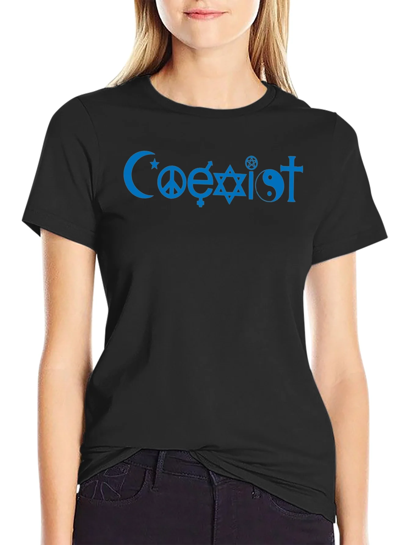 Coexist Symbol Black T-Shirt
