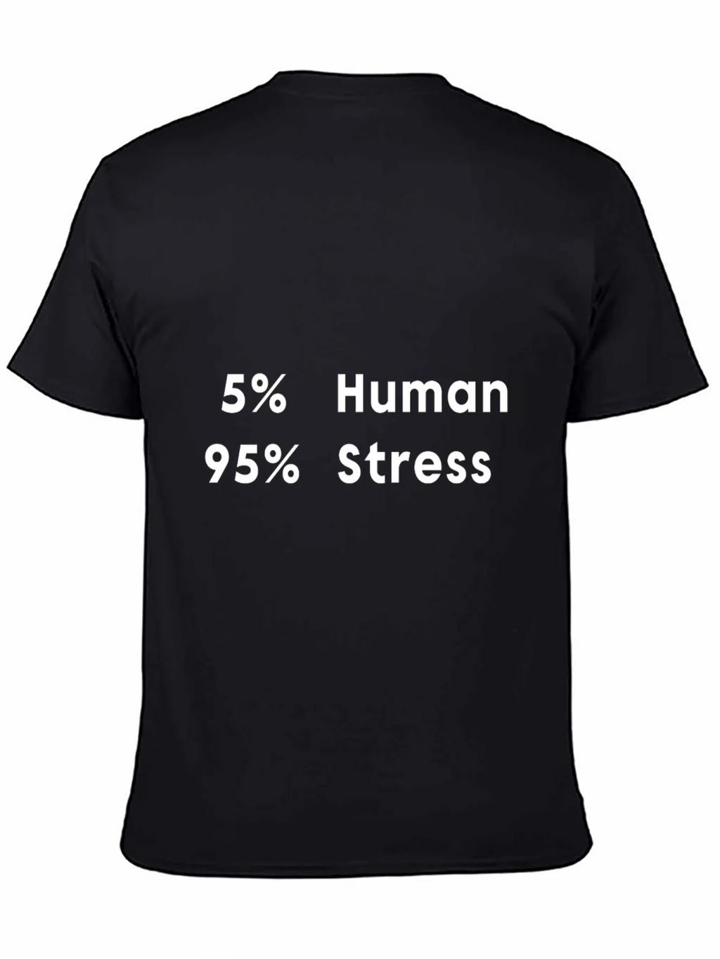 5% Human 95% Stress Graphic T-Shirt