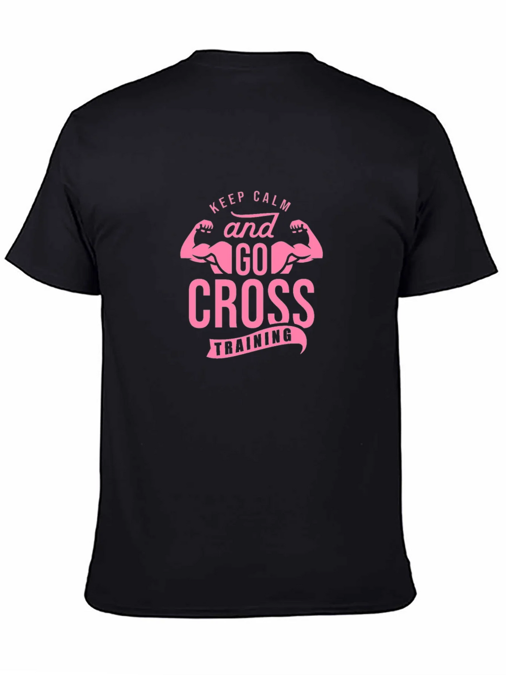 Keep Calm Cross Training Black Tee