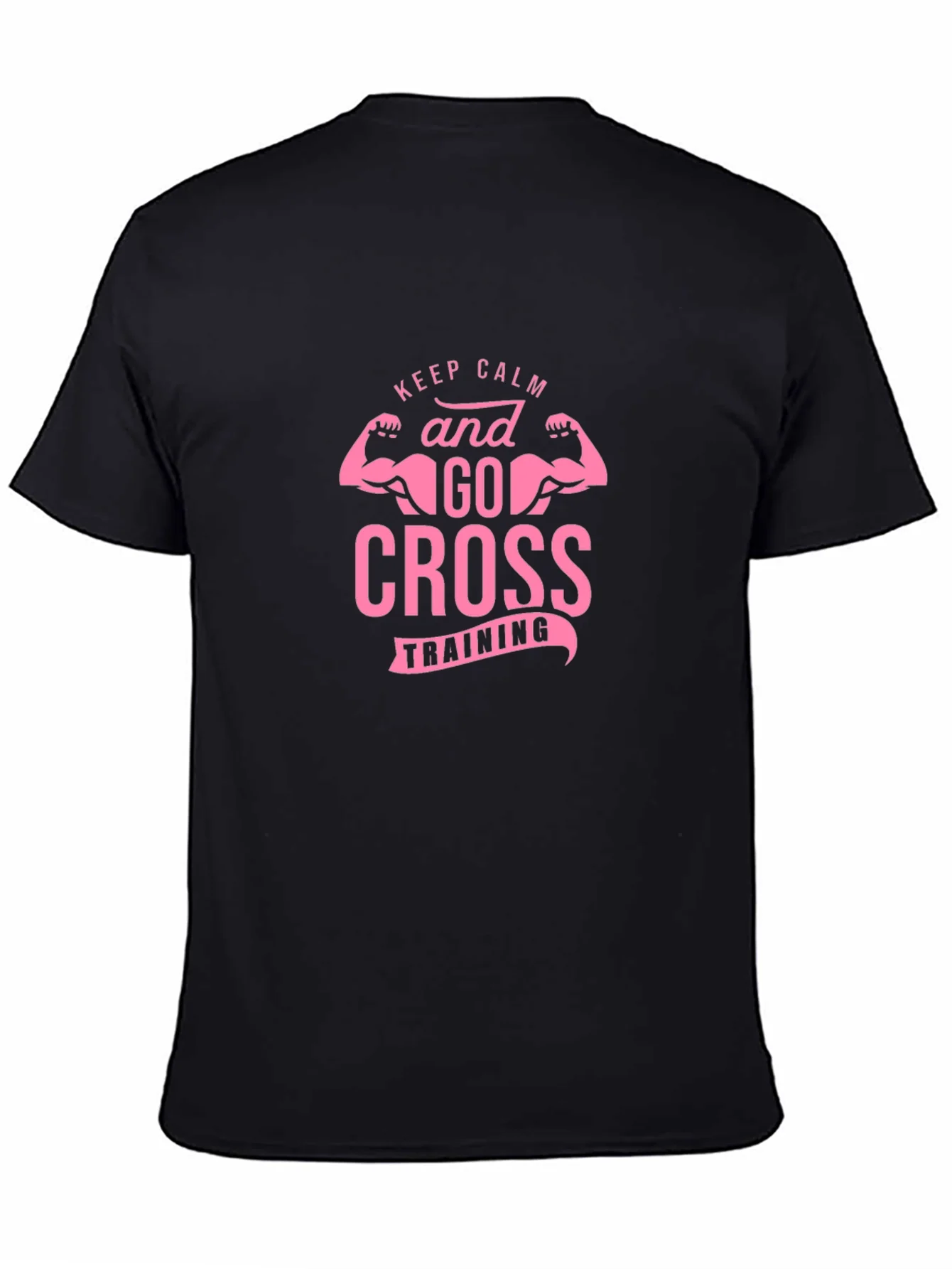 Keep Calm Cross Training Black Tee