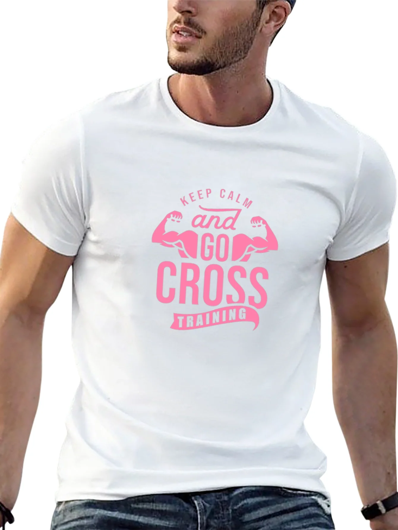 Keep Calm Cross Training Black Tee