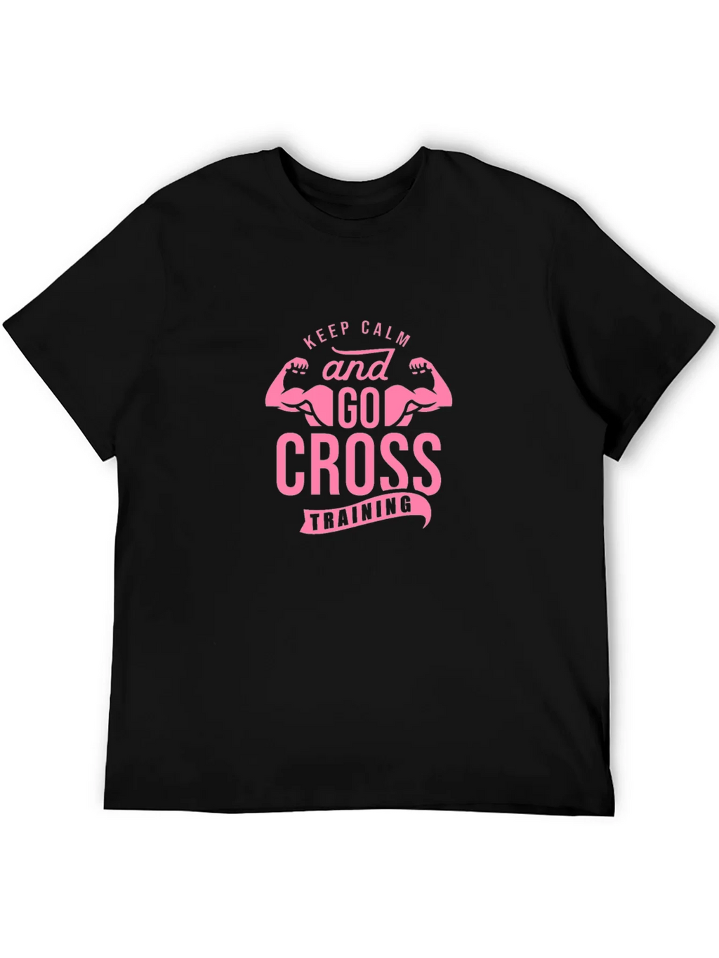 Keep Calm Cross Training Black Tee