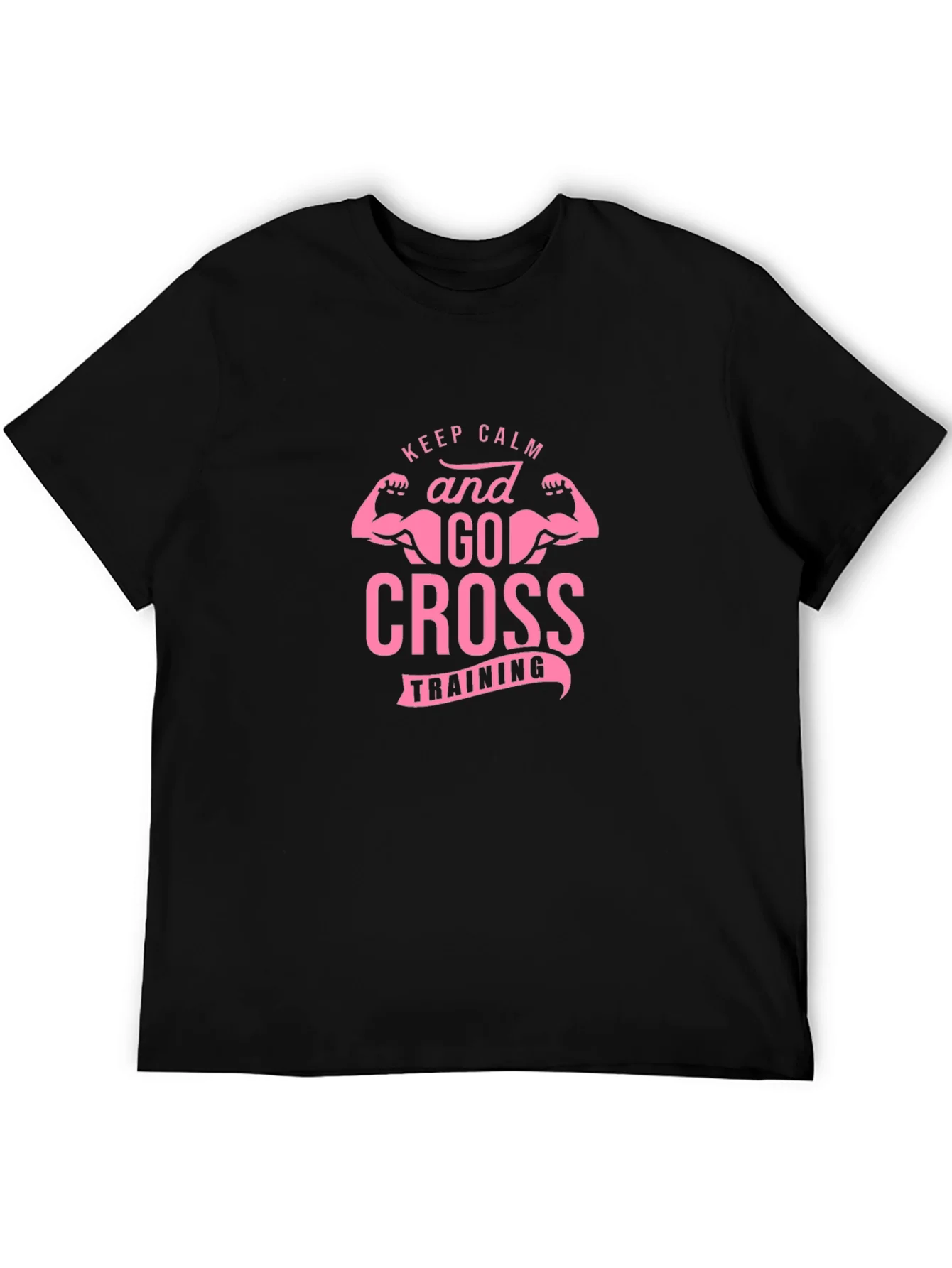 Keep Calm Cross Training Black Tee