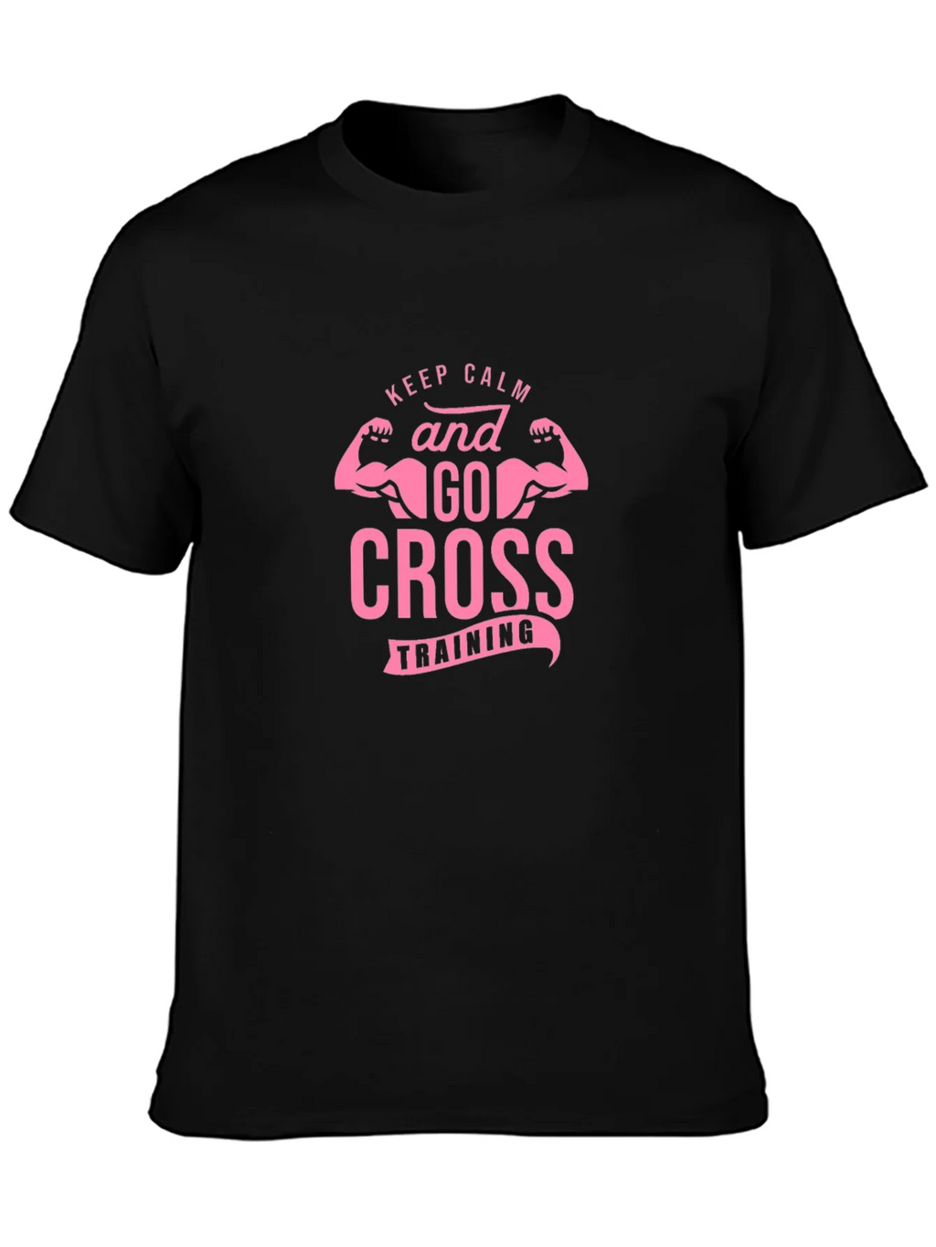Keep Calm Cross Training Black Tee