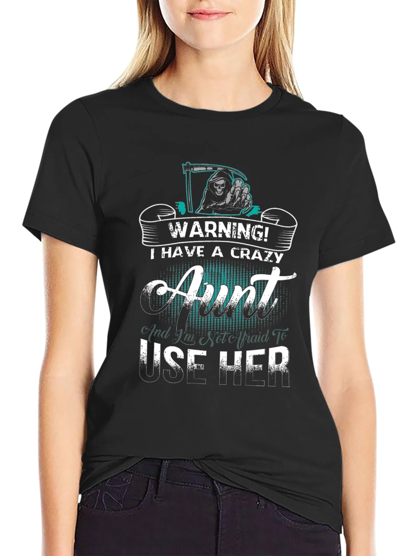 Crazy Aunt Warning Graphic Tee - Unisex