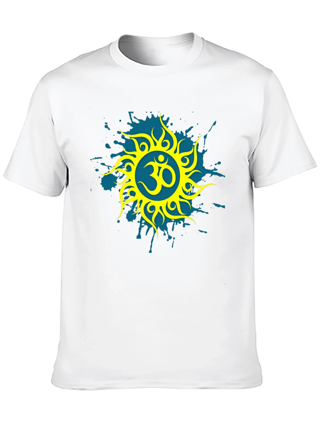 Om Symbol Graphic Tee - Stylish Black T-Shirt