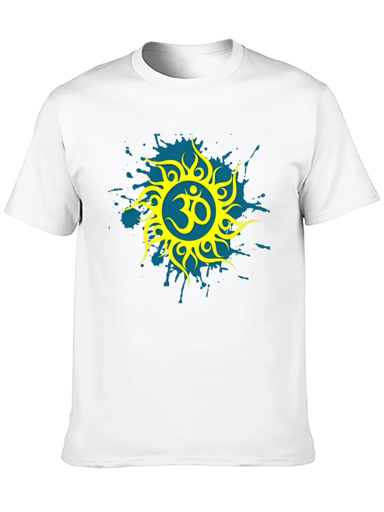 Om Symbol Graphic Tee - Stylish Black T-Shirt