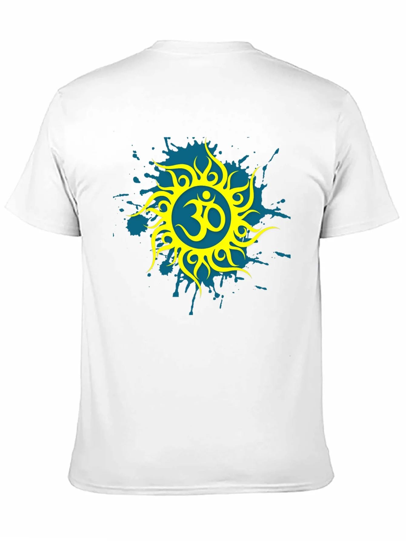 Om Symbol Graphic Tee - Stylish Black T-Shirt