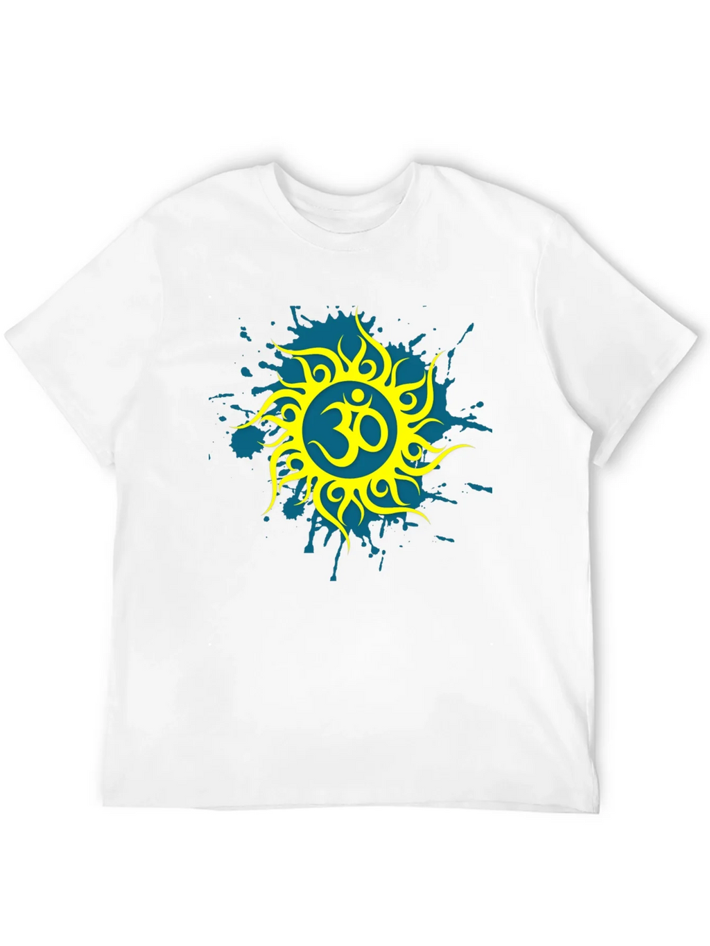 Om Symbol Graphic Tee - Stylish Black T-Shirt