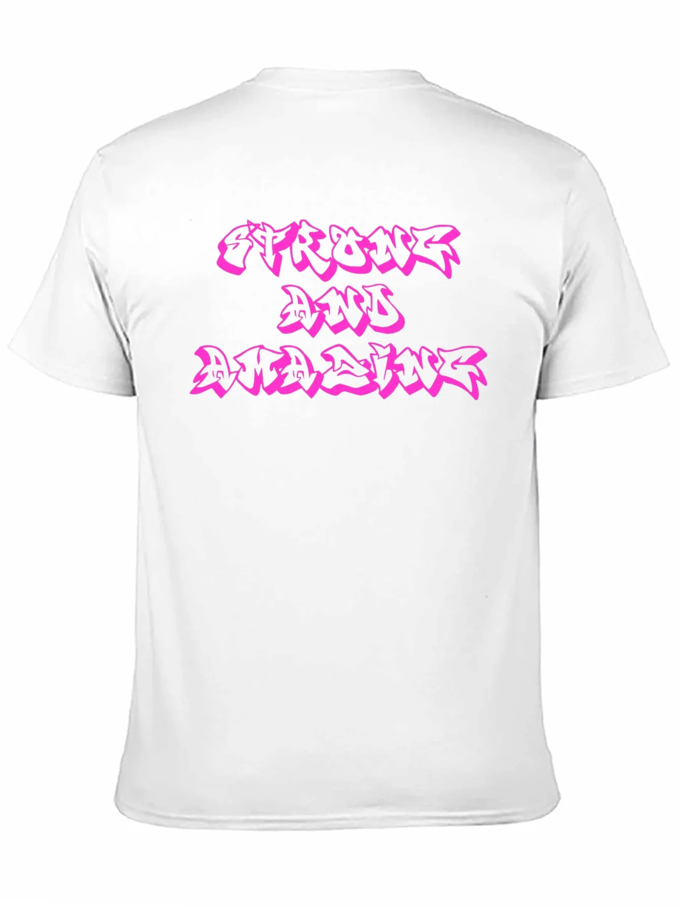 Strong and Amazing Black T-Shirt