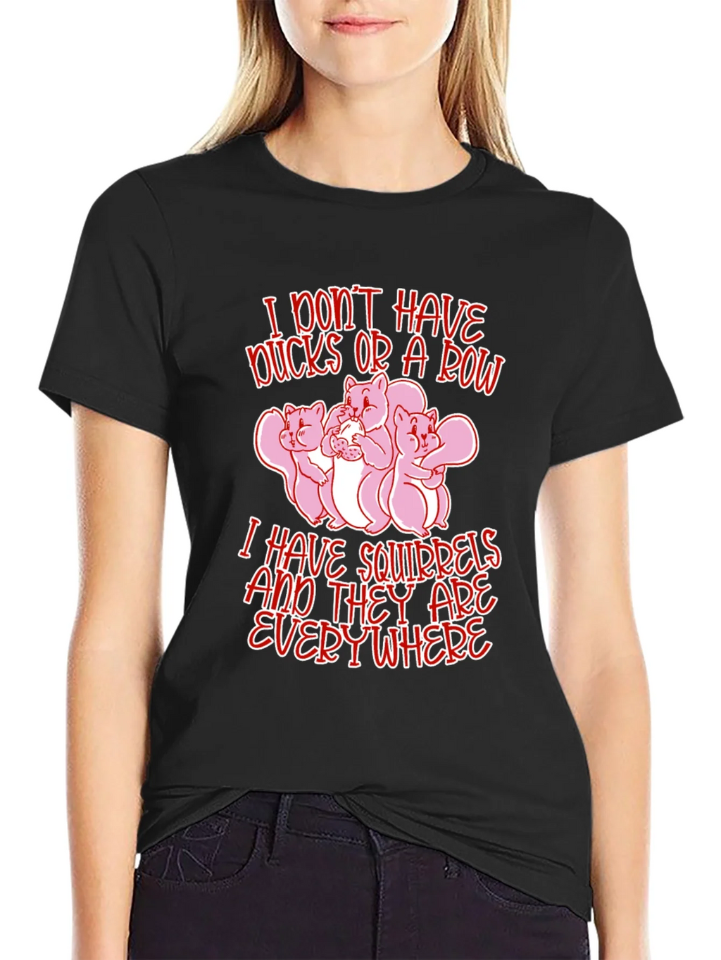 Squirrels Everywhere Funny Graphic Tee