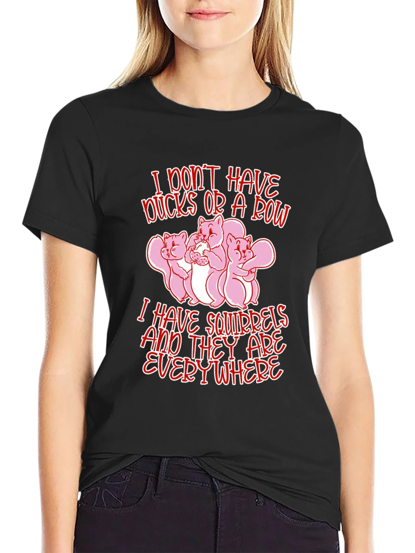 Squirrels Everywhere Funny Graphic Tee