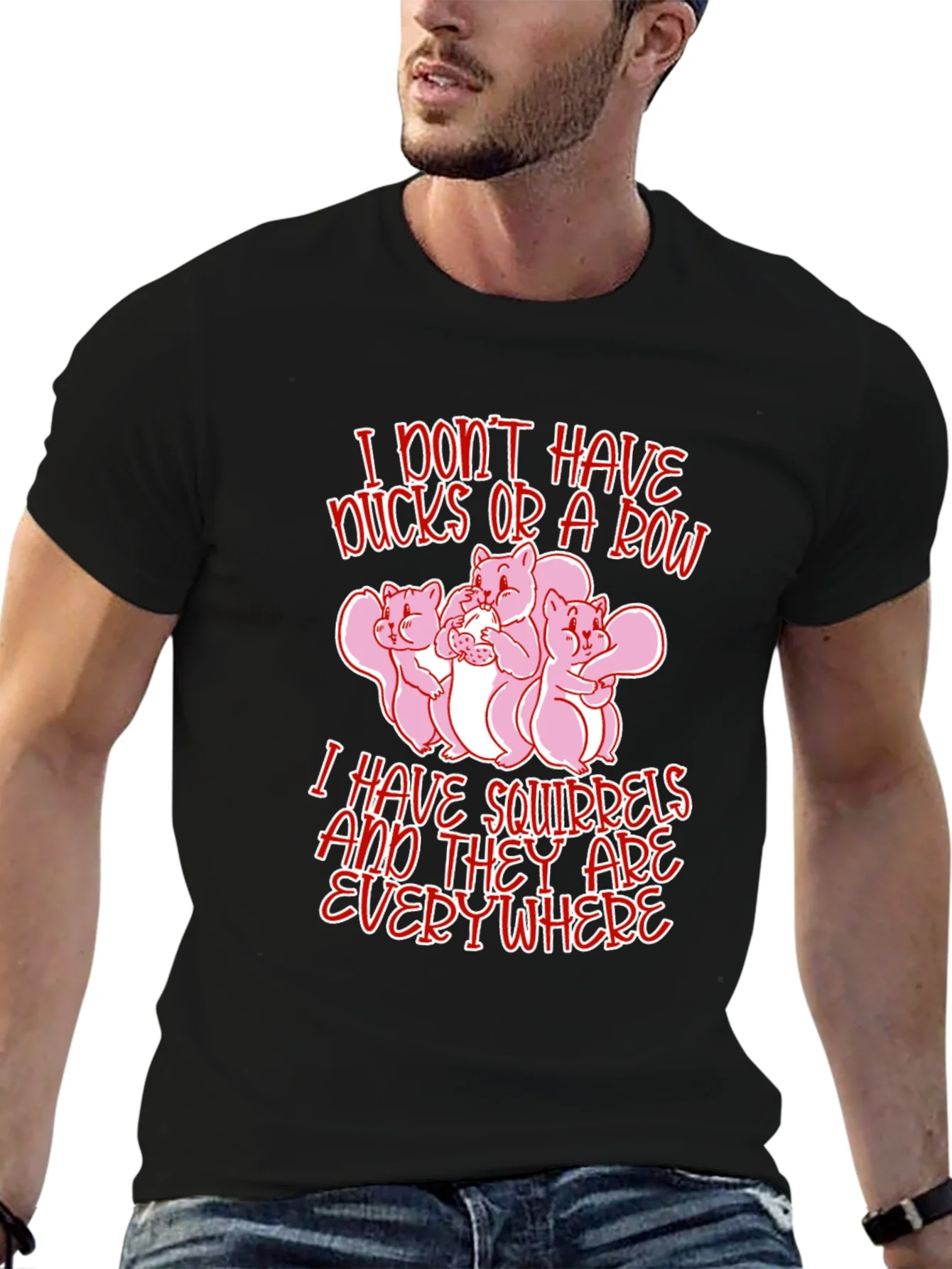 Squirrels Everywhere Funny Graphic Tee