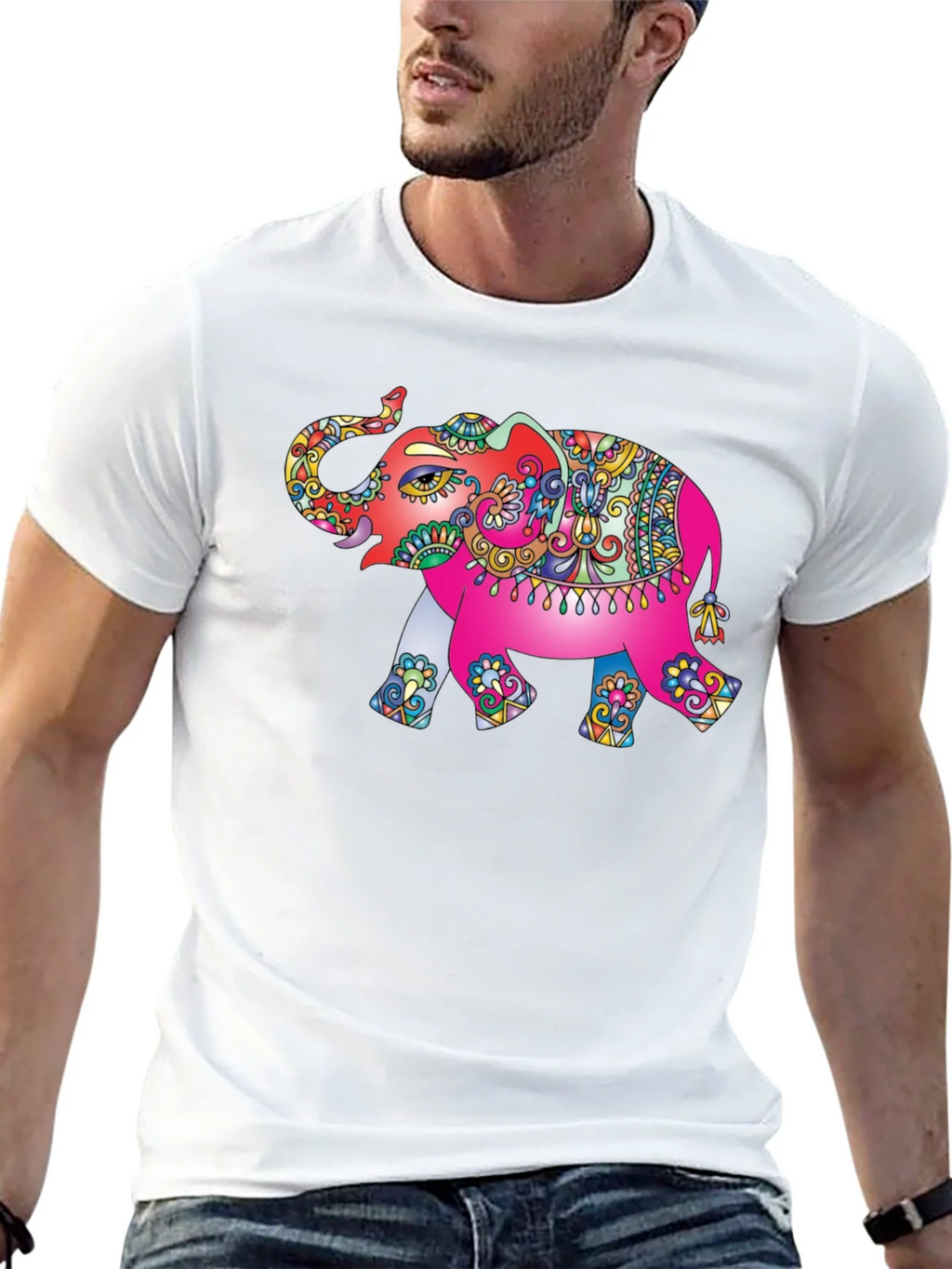 Elephant Graphic Tee - Unique Design