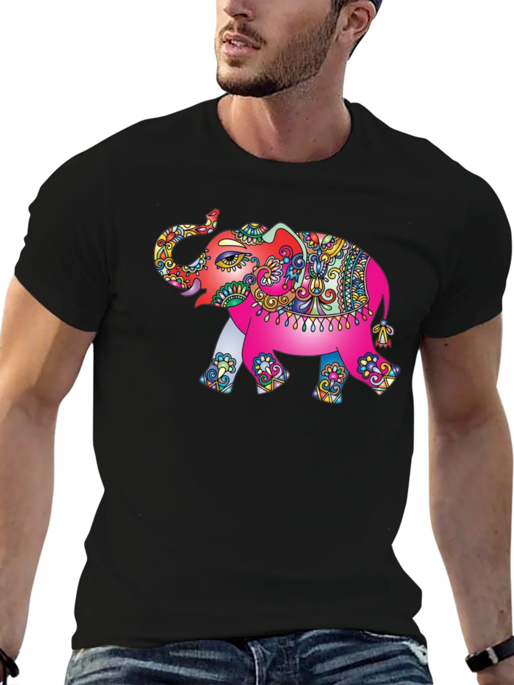 Elephant Graphic Tee - Unique Design