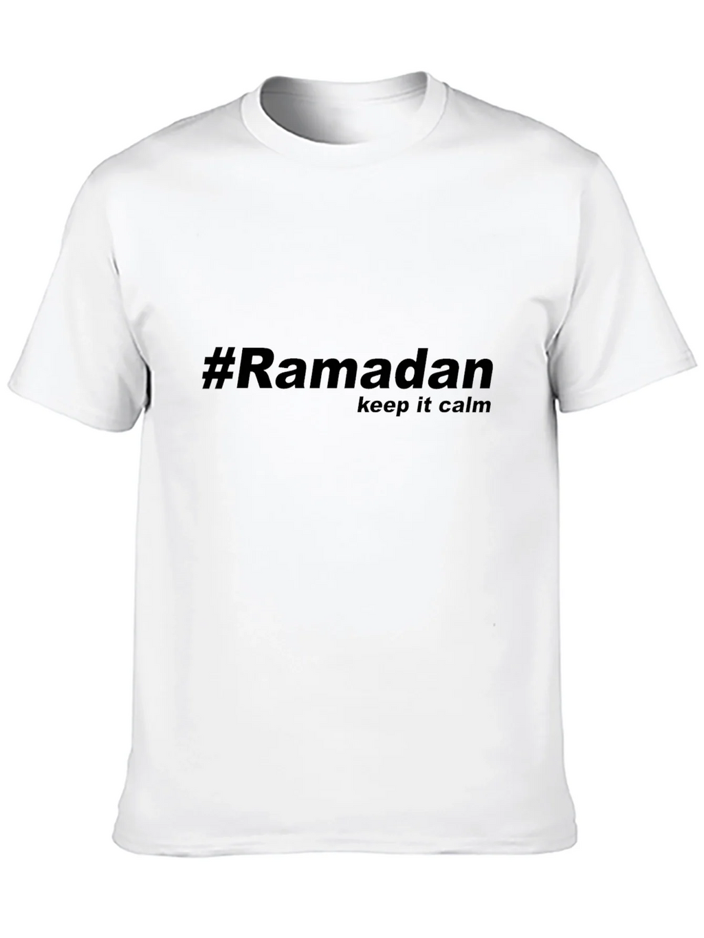 #Ramadan Keep Calm Black T-Shirt