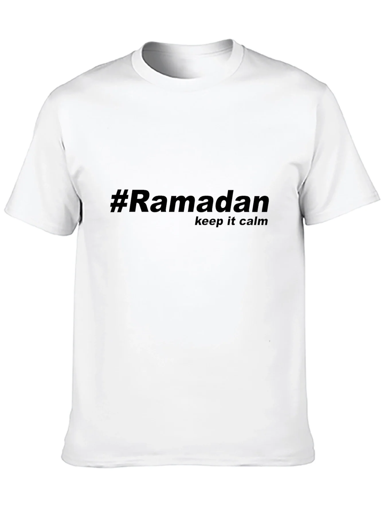 #Ramadan Keep Calm Black T-Shirt