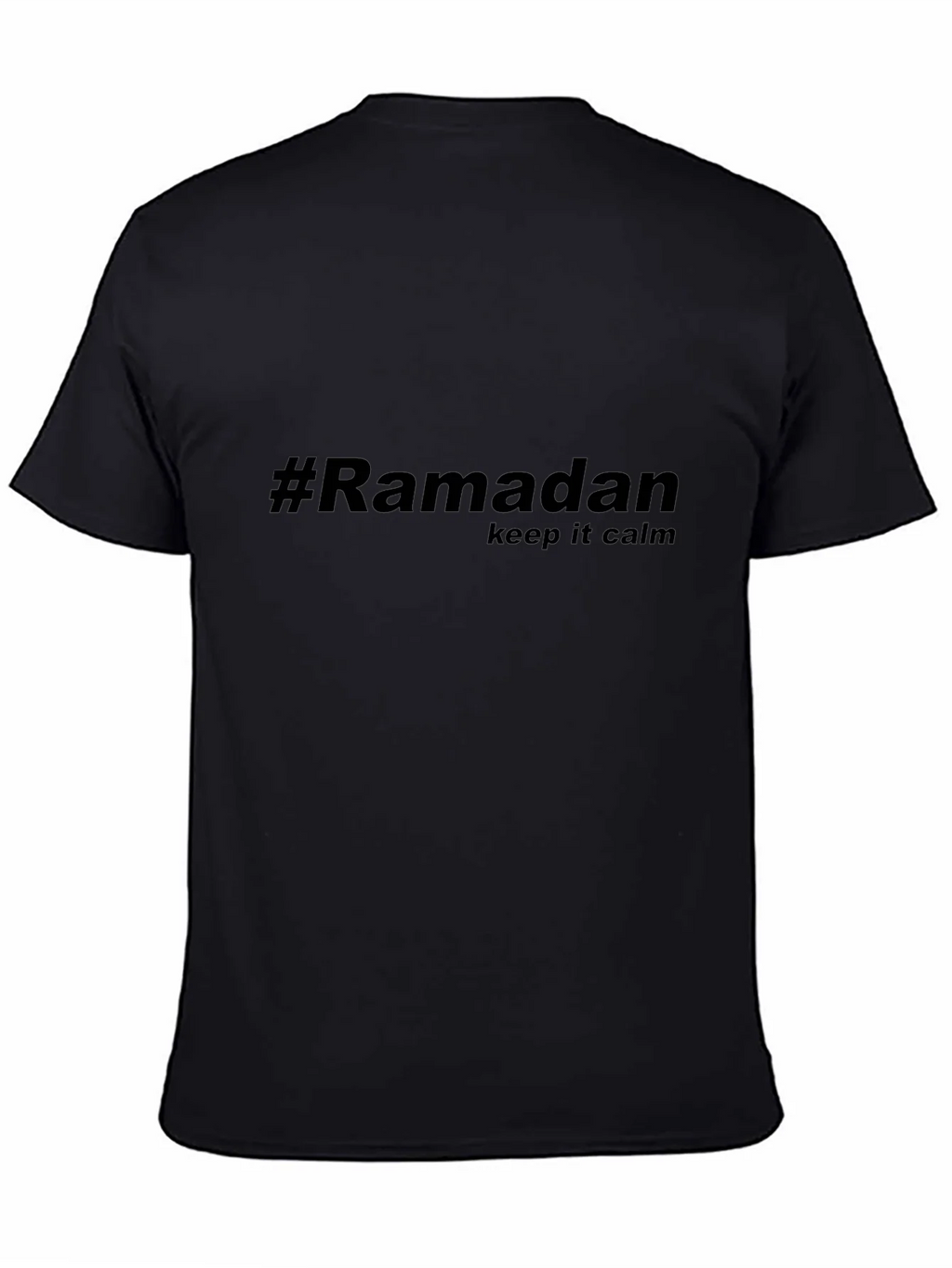 #Ramadan Keep Calm Black T-Shirt