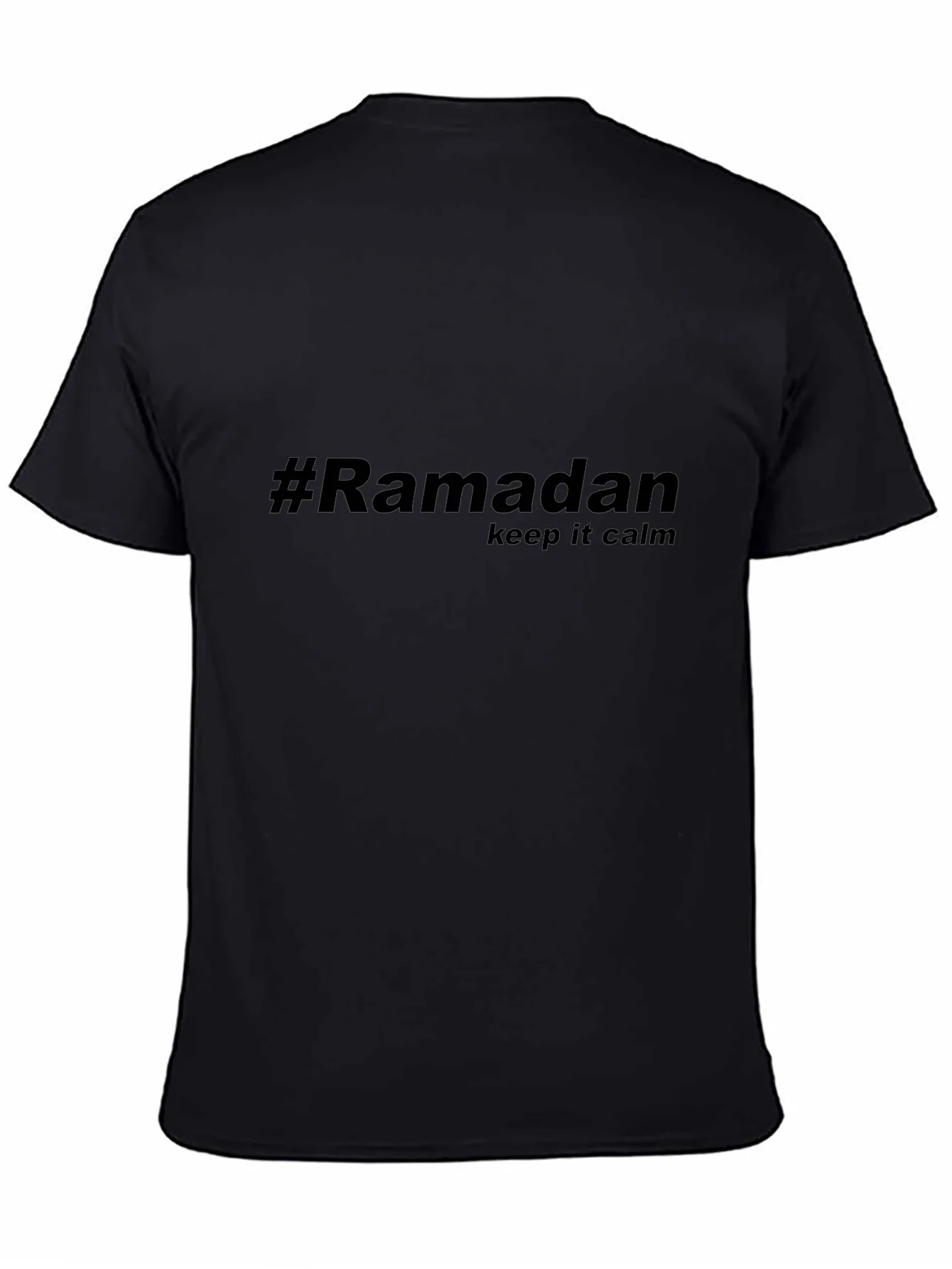 #Ramadan Keep Calm Black T-Shirt