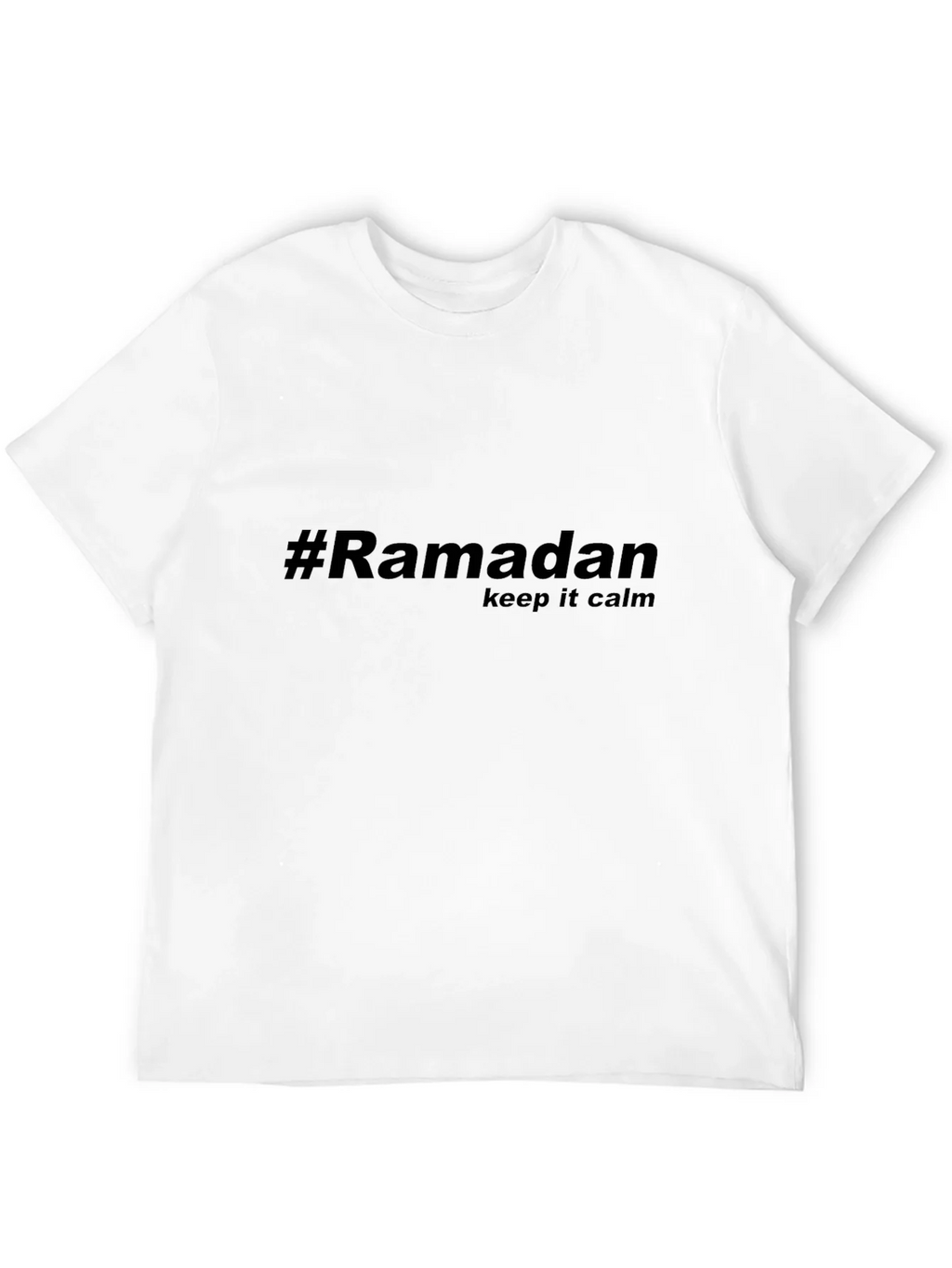#Ramadan Keep Calm Black T-Shirt