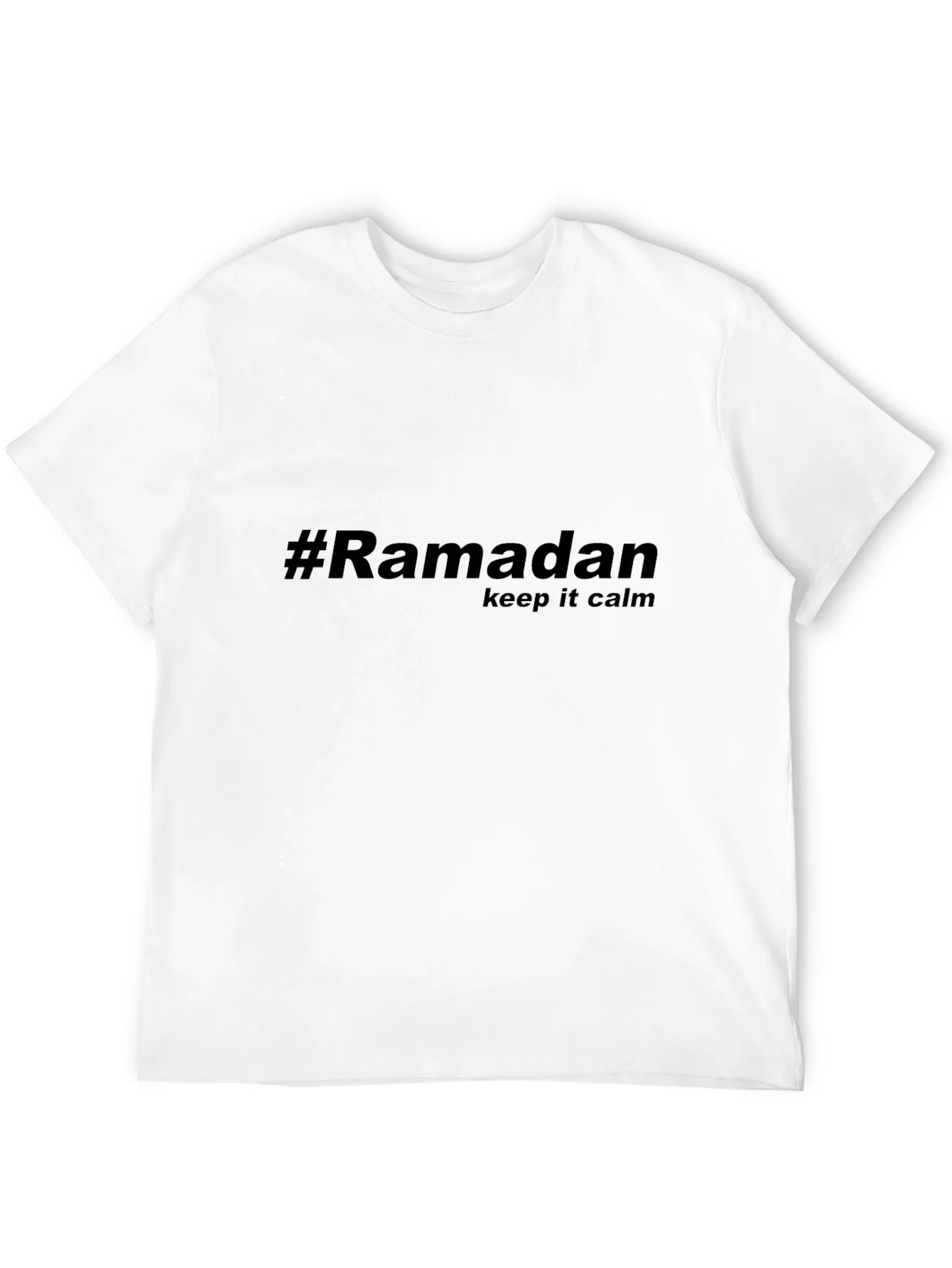 #Ramadan Keep Calm Black T-Shirt