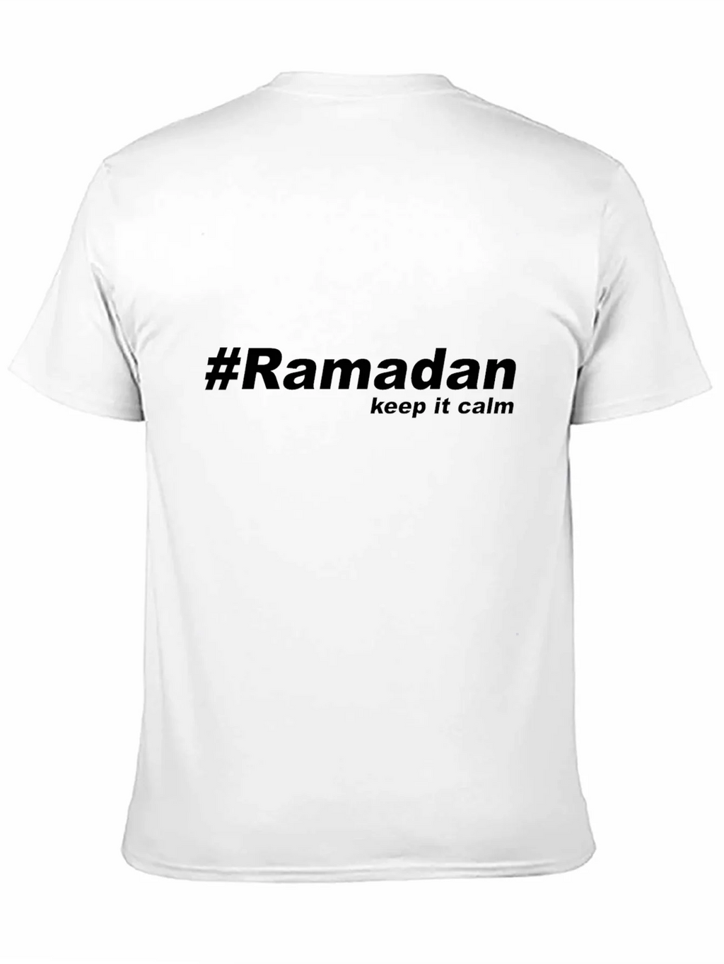 #Ramadan Keep Calm Black T-Shirt
