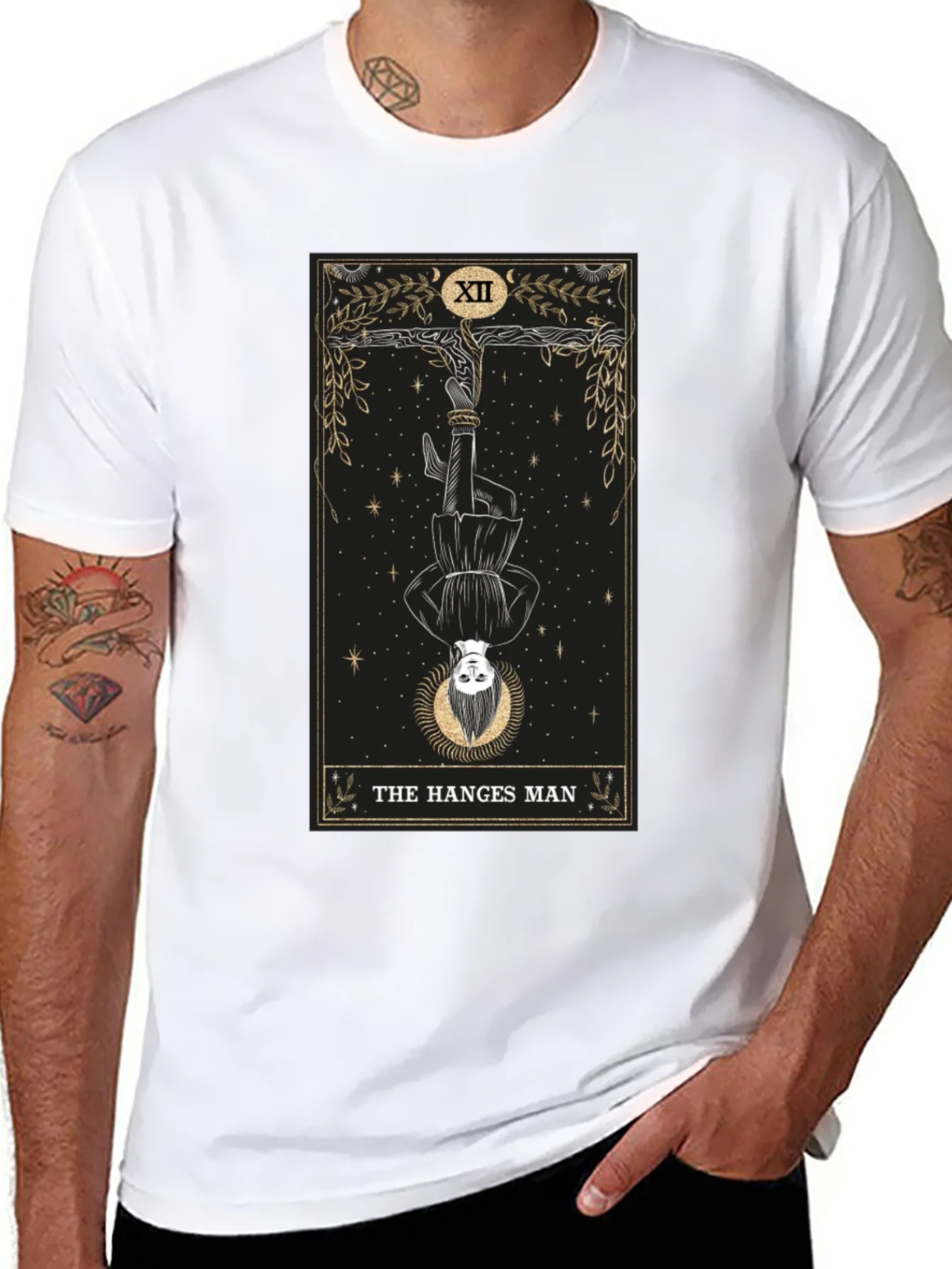 The Hanged Man Tarot Card T-Shirt