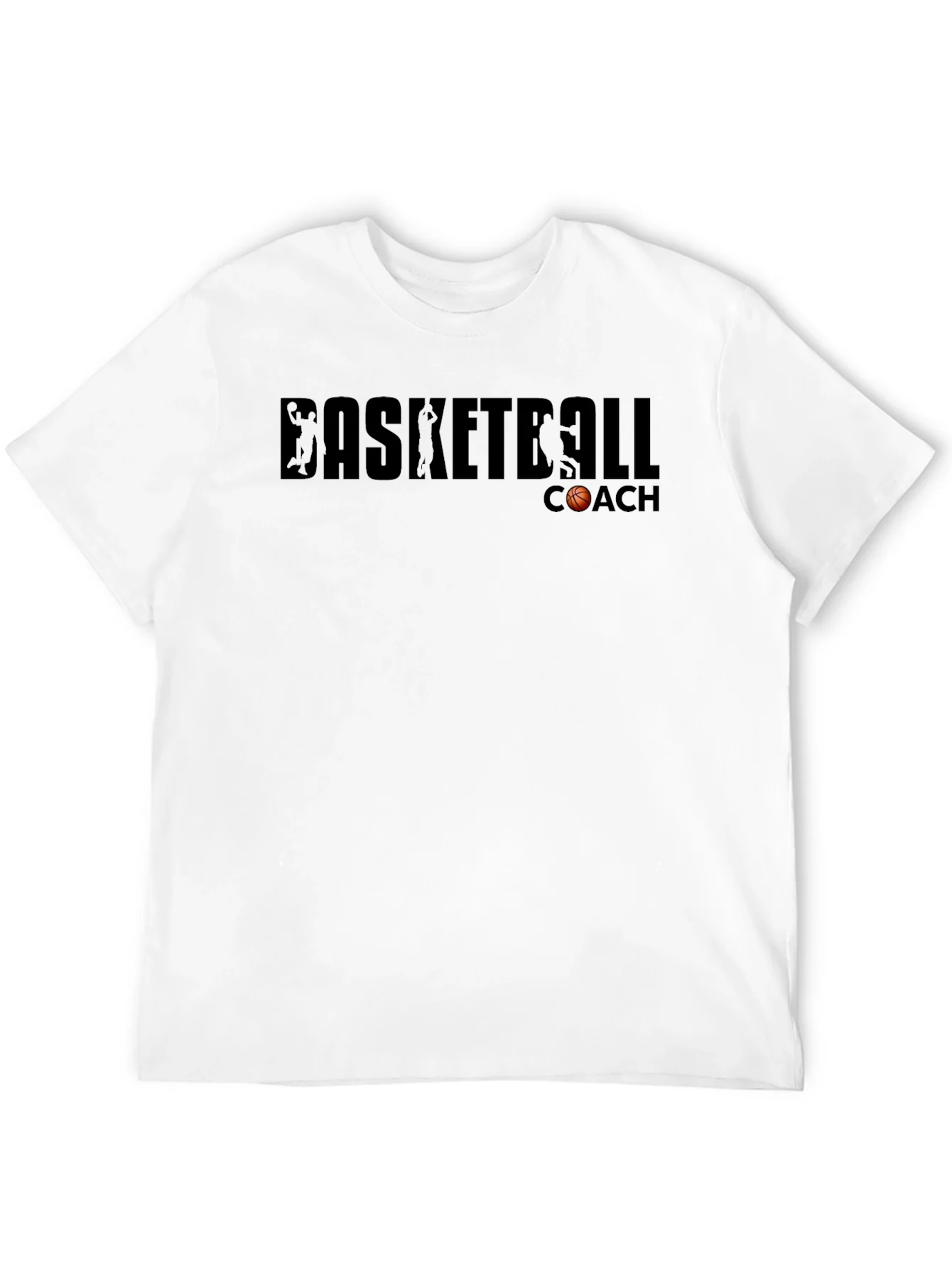 Basketball Coach T-Shirt - Black Graphic Tee