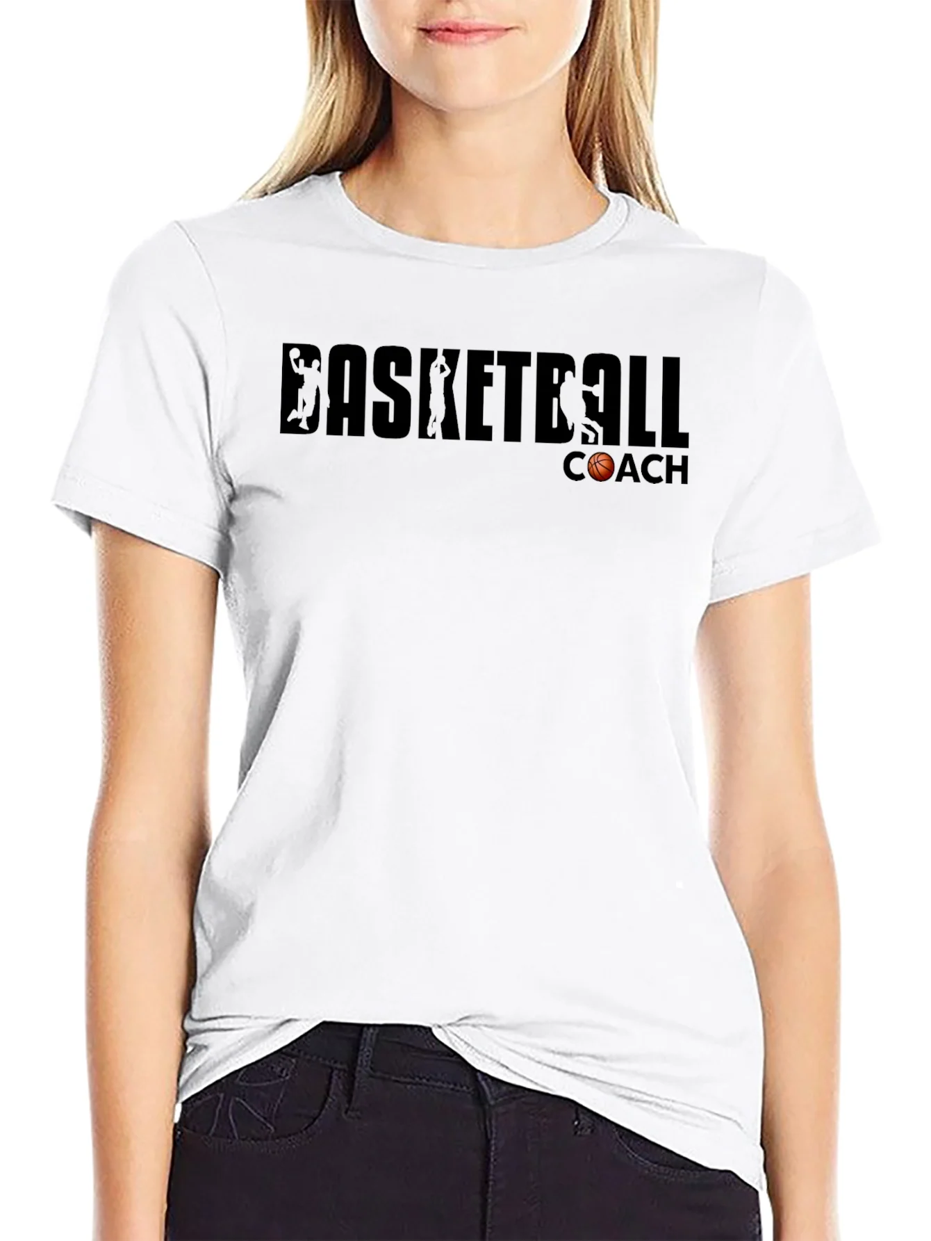 Basketball Coach T-Shirt - Black Graphic Tee