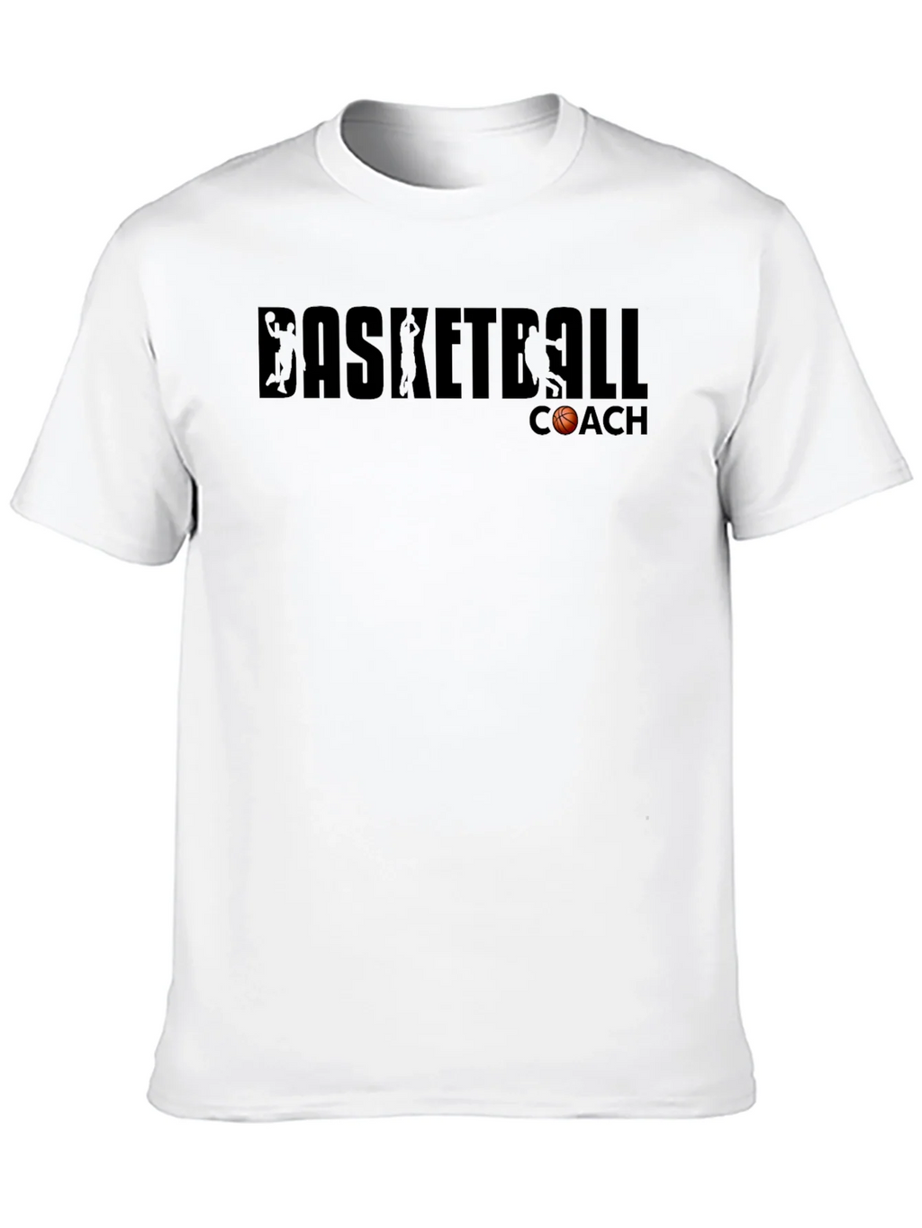 Basketball Coach T-Shirt - Black Graphic Tee