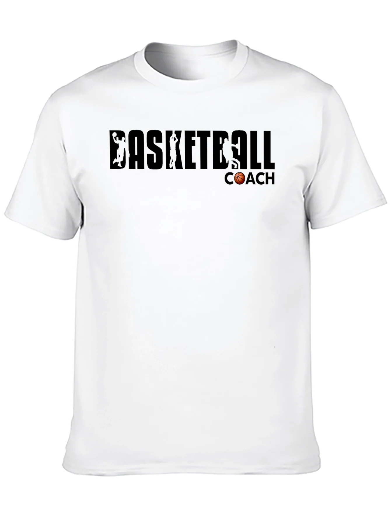 Basketball Coach T-Shirt - Black Graphic Tee
