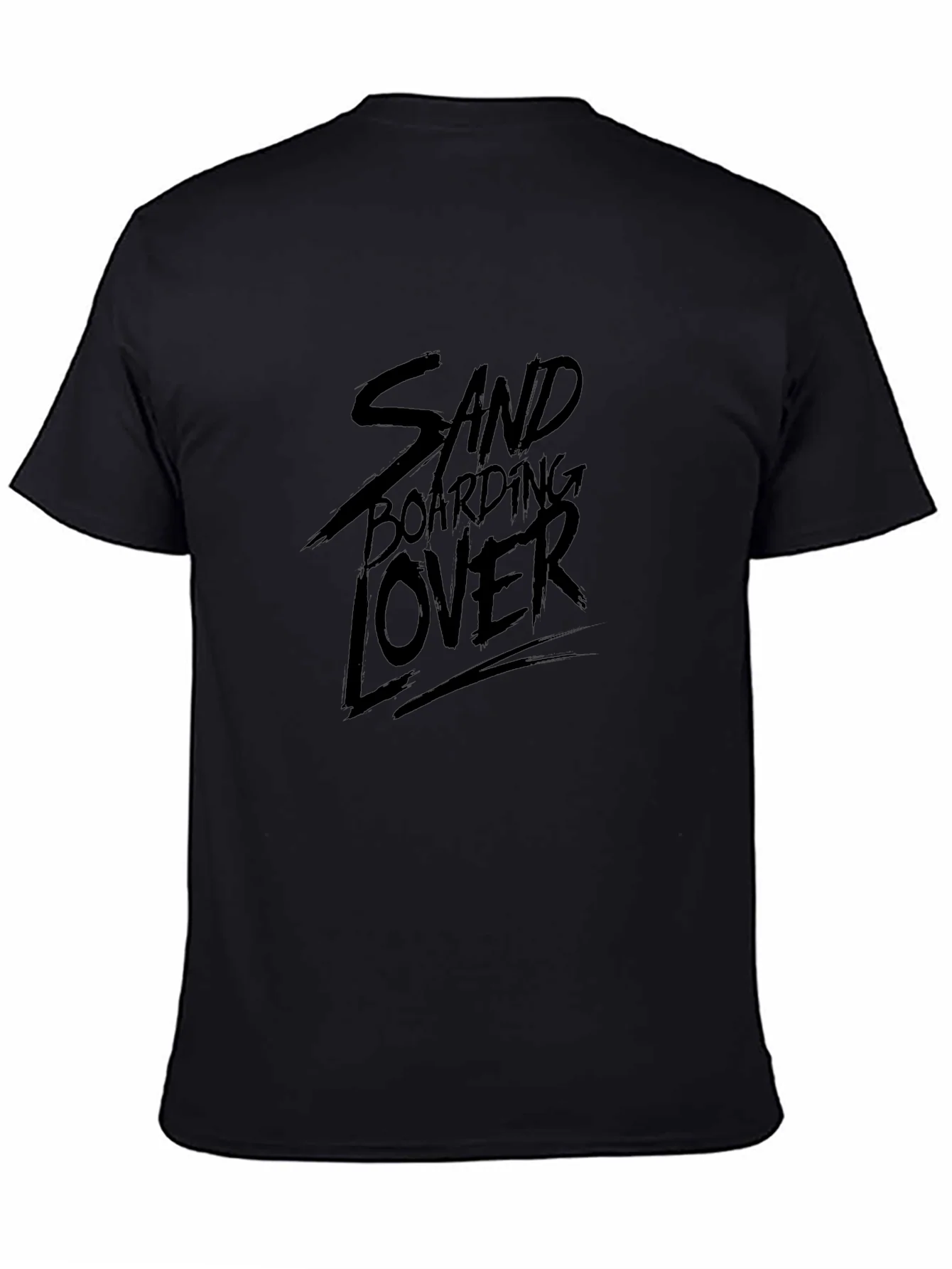 Sandboarding Lover T-Shirt - Black Graphic Tee