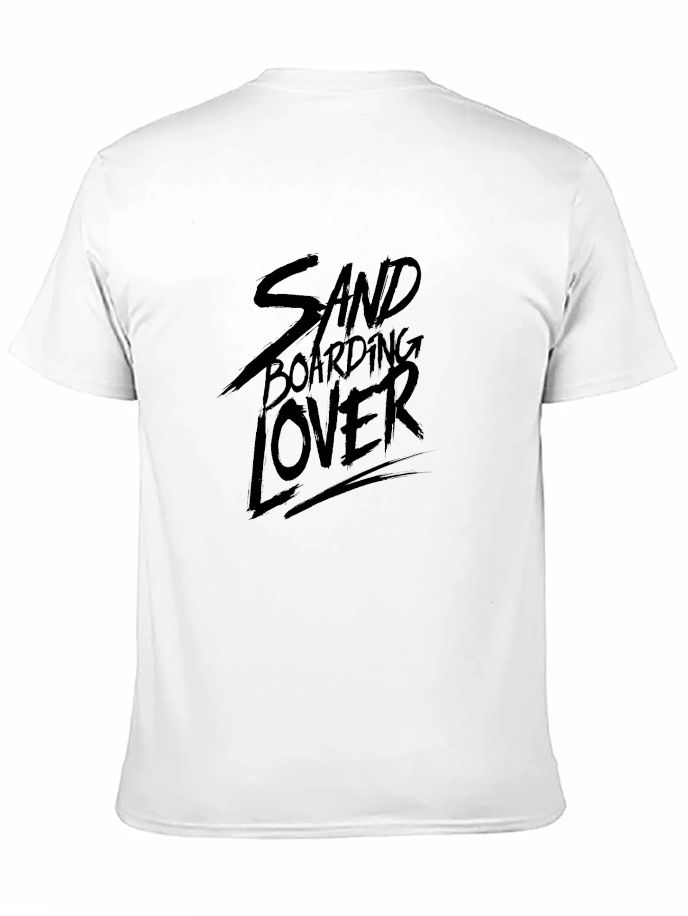 Sandboarding Lover T-Shirt - Black Graphic Tee